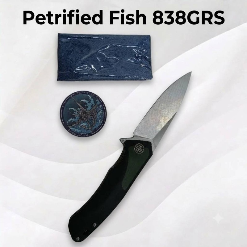 petrified fish รหัส 838GRS สีดำเขียว
