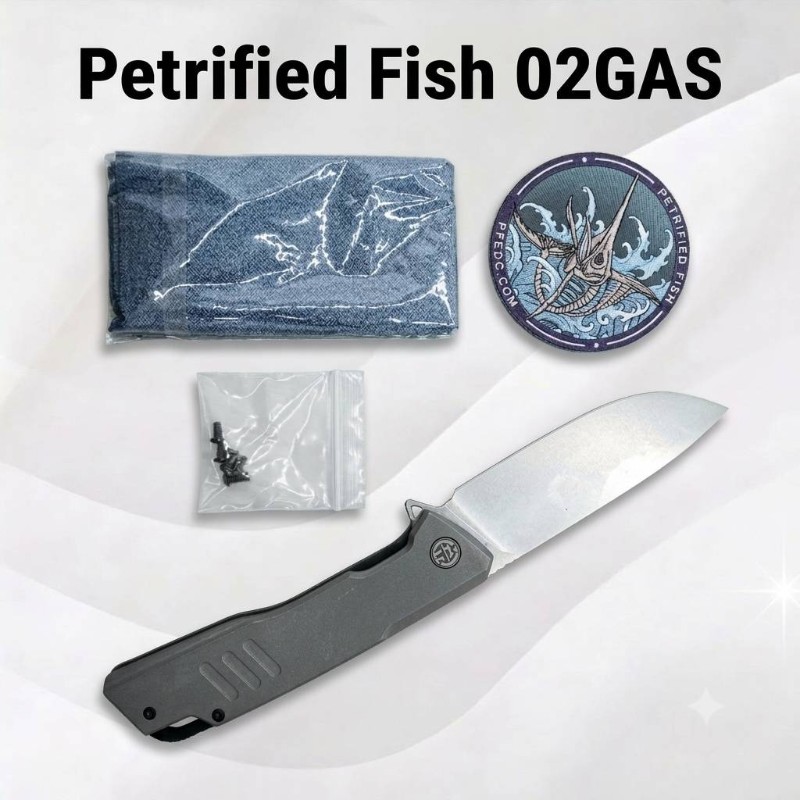 petrified fish รหัส 02GAS สีเทา