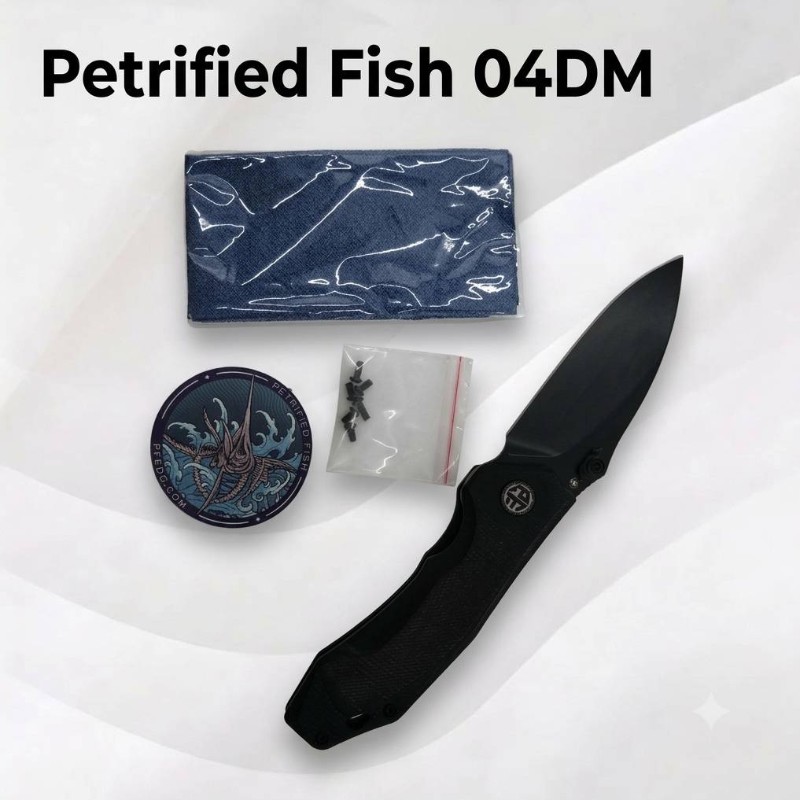 petrified fish รหัส 04DM สีดำ